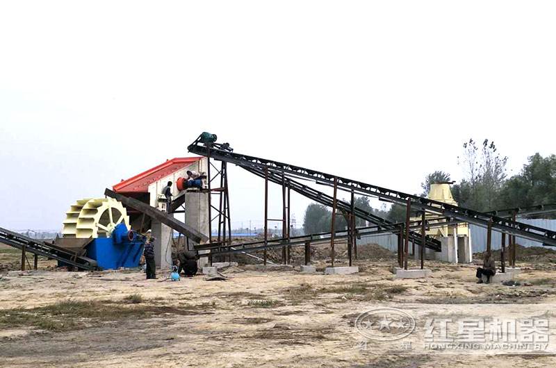 小型打沙機安裝現場圖