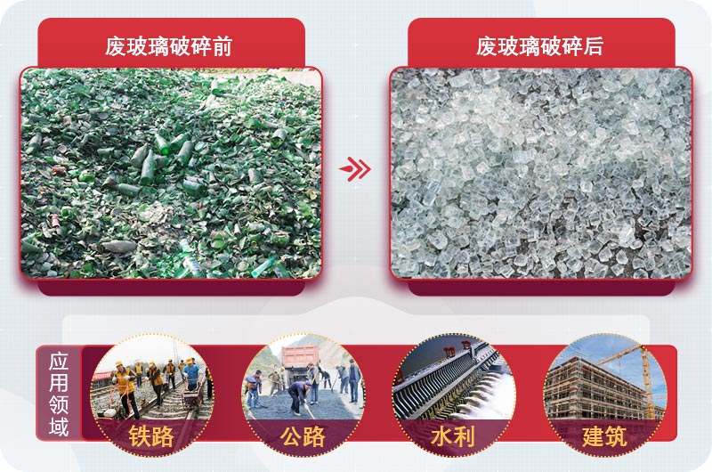 碎玻璃破碎后用途廣泛 碎玻璃破碎后用途廣泛